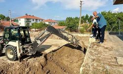 Hisarcık'ta Halk Ekmek Fabrikası için ilk kazma vuruldu