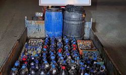 Kütahya'da 960 litre kaçak şarap ele geçirildi