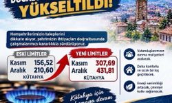 Kütahya'da doğal gaz kullanım limitleri artırıldı