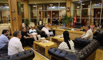 Ahmet Özhan'dan DPÜ'ye ziyaret: Kütahya'nın Mevlevî ve tasavvufî ruhu konuşuldu
