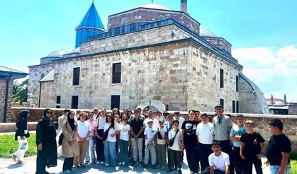 Hisarcık'ta Yaz Kur'an Kursu öğrencileri Konya'yı gezdi