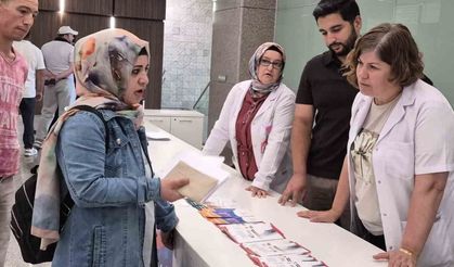 Kütahya Şehir Hastanesi'nde 'hepatite' karşı farkındalık çalışması