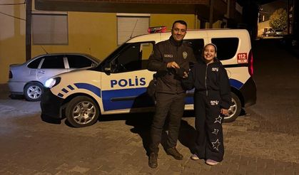 Gediz'de 11 yaşındaki küçük kız bulduğu para dolu cüzdanı polise teslim etti