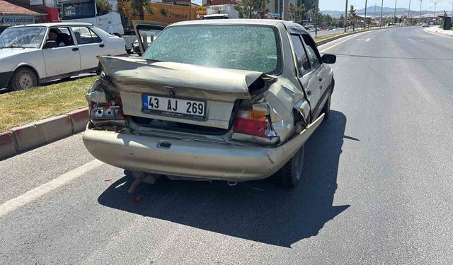 Tavşanlı'da trafik kazası 1 yaralı