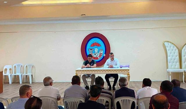 Emet'te üreticilere tarımsal krediler anlatıldı