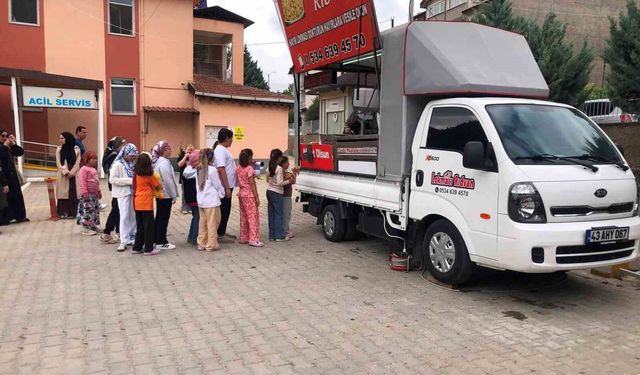 Hisarcık İlçe Hastanesi'nde geleneksel lokma hayrı