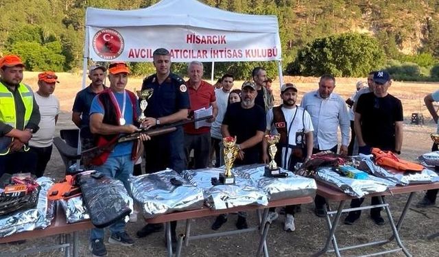 Hisarcık'ta atış yarışması düzenlendi