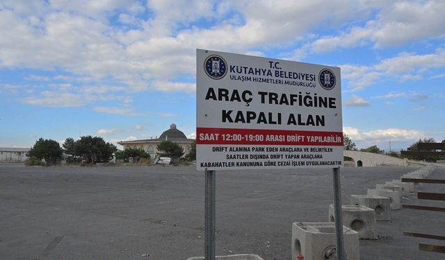 Kütahya'da gürültü ve güvenlik şikâyetleri sonrası drift pisti kapatıldı