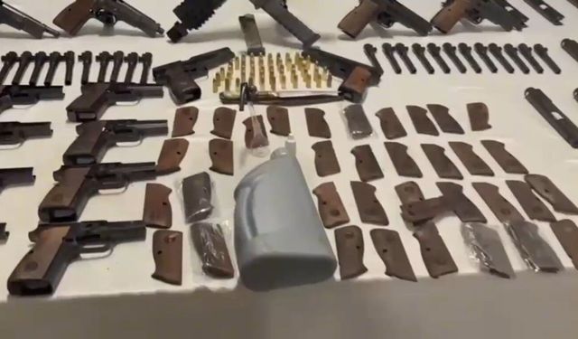 Kütahya'da kaçak silah ve uyuşturucu operasyonu, 5 şüpheli yakalandı