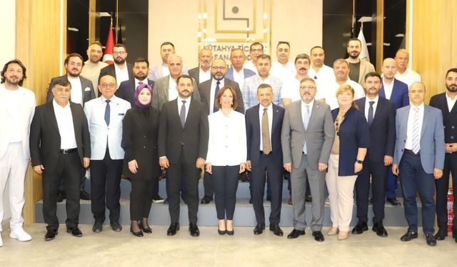 MHP heyetinden KUTSO'ya ziyaret: Kütahya'nın ekonomik geleceği için ortak istişare