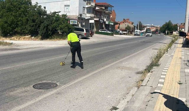 Tavşanlı'da elektrikli scooter kazası: 14 yaşındaki sürücü yaralandı