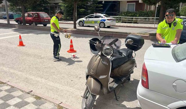 Tavşanlı'da motosiklet kazası, 1 yaralı