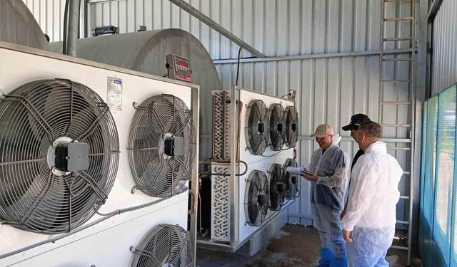 Tavşanlı'da süt soğutma tankları denetlendi