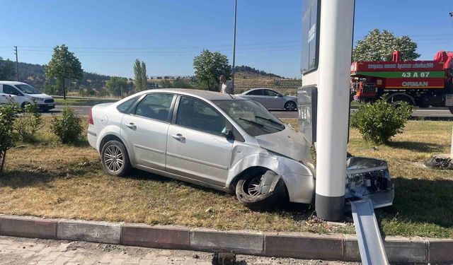 Tavşanlı'da trafik kazası: 2 yaralı