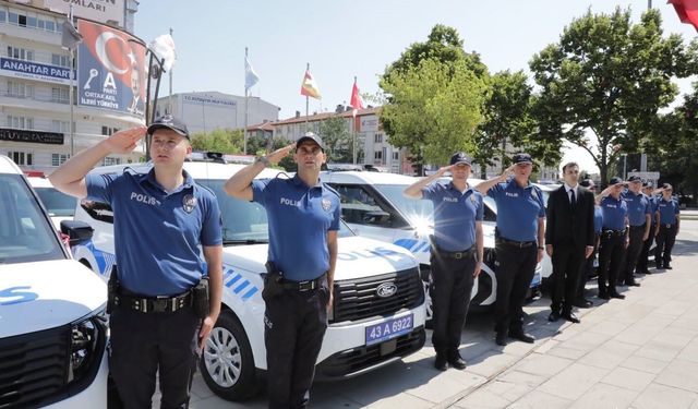 Kütahya Emniyet Teşkilatına 37 yeni hizmet aracı