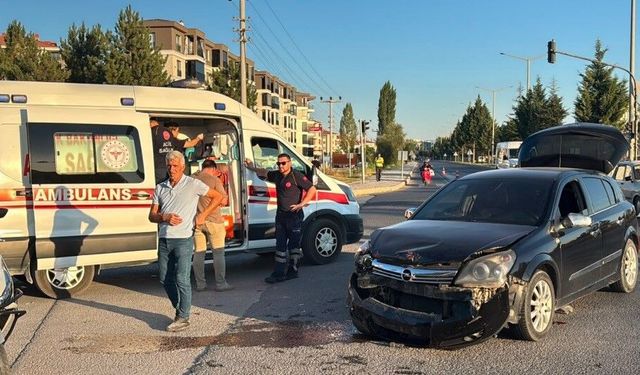 Tavşanlı'da trafik kazası, 1 yaralı
