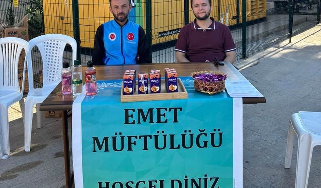 Emet İlçe Müftülüğünce KYK Yurdunda gençlere yönelik faaliyetler tanıtıldı