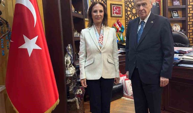 KUTSO Başkanı Argat, MHP Genel Başkanı Bahçeli'yi ziyaret etti