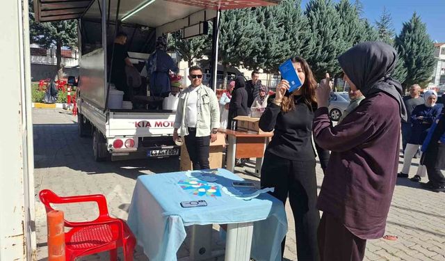 Hisarcık İlçe Hastanesinde anne ve bebek sağlığı için bilgilendirme standı