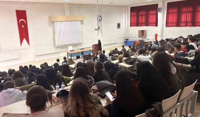 Hisarcık MYO'da öğrencilere bağımlılık farkındalığı eğitimi