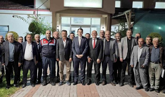 Hisarcık'ta muhtarlarla istişare toplantısı düzenlendi