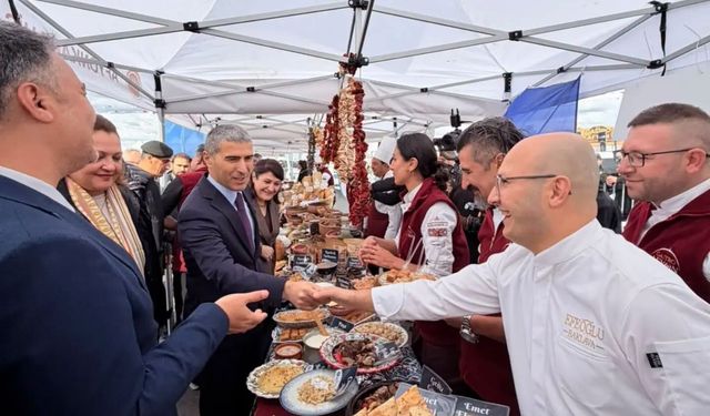 Kütahya'nın coğrafi işaretli lezzetleri Afyon Gastronomi Festivali'nde tanıtıldı