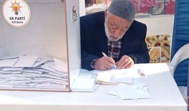 Kütahya’da Cumhurbaşkanına mektup gönderme stantlarına yoğun ilgi