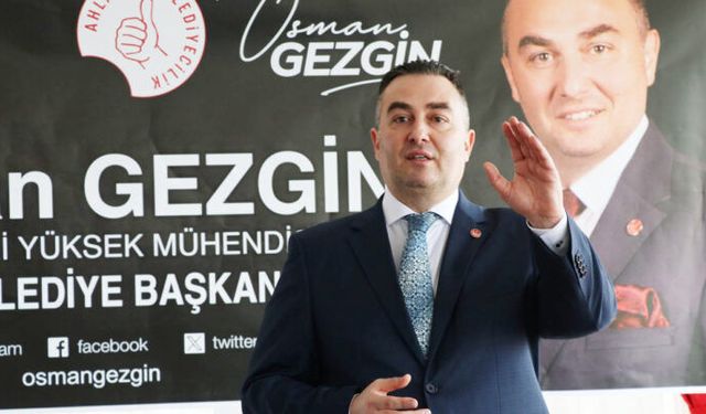 Başkan Gezgin veda etti
