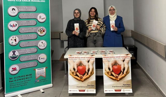 Gediz’de organ bağışı haftası etkinlikleri