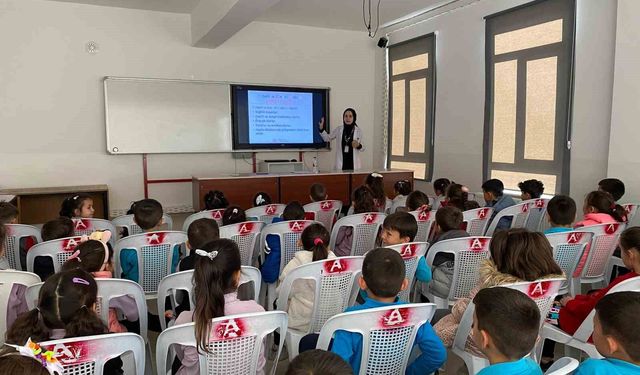 Hisarcık’ta öğrencilere sağlıklı beslenme ve ağız diş sağlığı eğitimi
