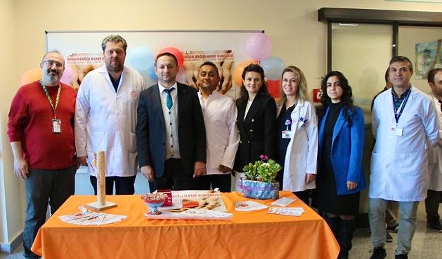 Kütahya Şehir Hastanesi’nde organ ve doku bağışı bilgilendirme stantı