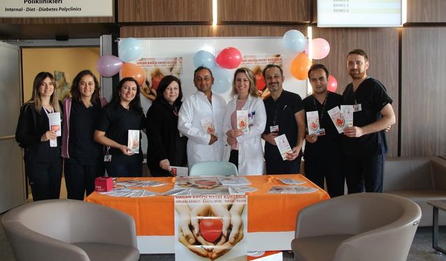 Organ bağış için Kütahya Şehir Hastanesi’nde farkındalık standı