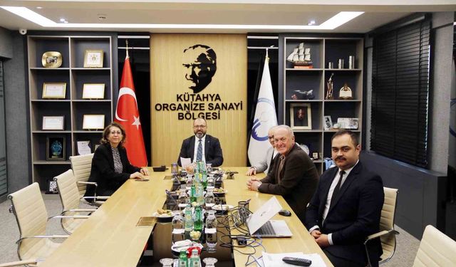 Defterdar Hatice İşcen Ercoşkun Kütahya OSB yönetimine ziyaret