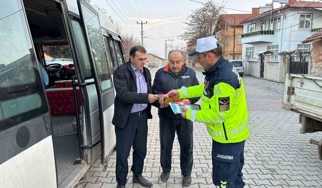 Kütahya’da jandarmadan okul servislerine sıkı denetim