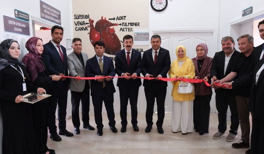 Gediz'de 'İlkyardım Eğitim Merkezi' hizmete girdi