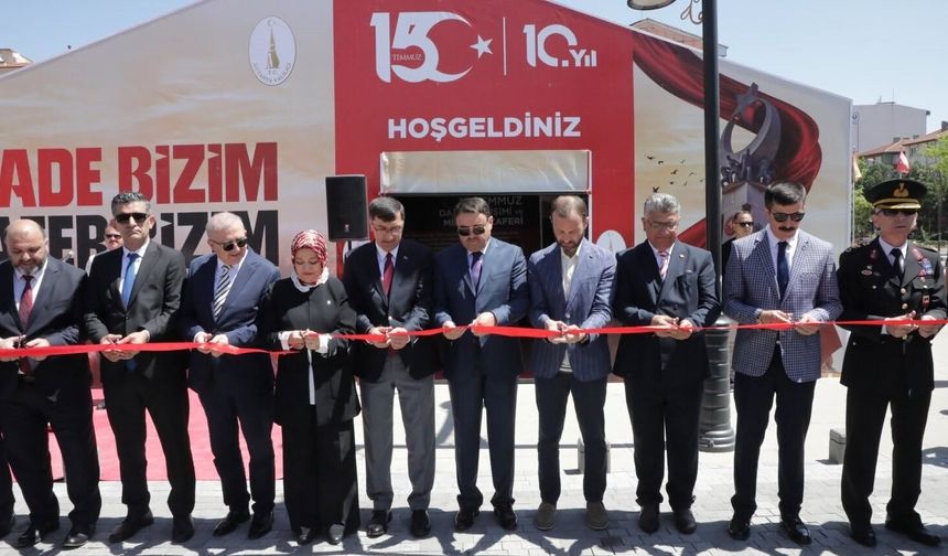 15 Temmuz'un hafızası Kütahya Zafer Meydanı'nda yaşatılıyor