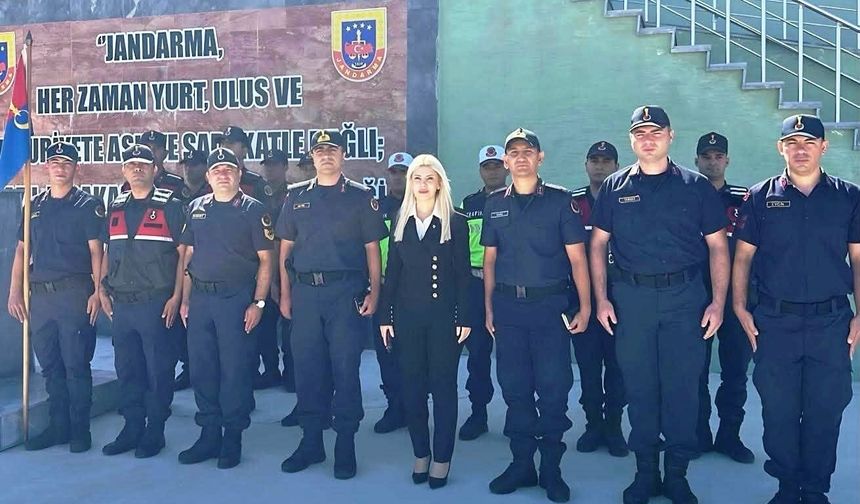Altıntaş Kaymakamı Yıldırım'dan jandarma birimlerine ziyaret