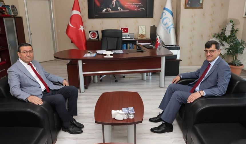 Başkan Kahveci ve Müdür Sayar, Kütahya için ortak çalışmaları değerlendirdi