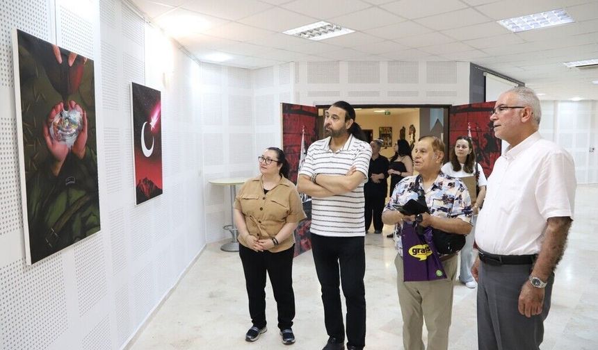 DPÜ'de 'Zaferin Adı Türkiye' Poster Sergisi sanatseverlerle buluştu