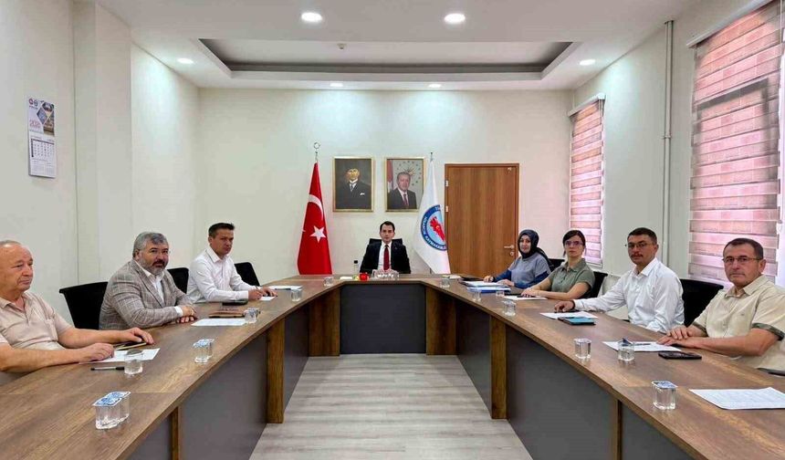 Hisarcık'ta Sosyal Yardımlaşma Vakfı toplantısı yapıldı