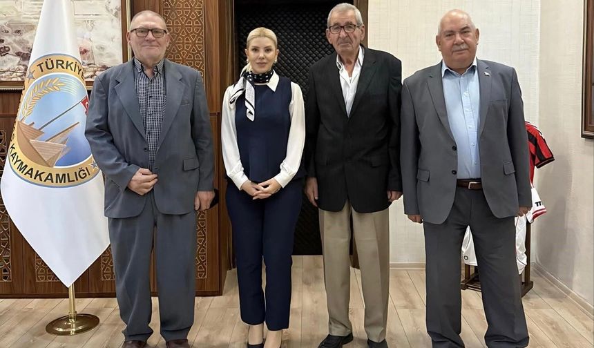 Kıbrıs gazilerinden Kaymakam Yıldırım'a anlamlı ziyaret