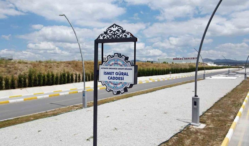 Kütahya OSB'de iki caddeye sanayicilerin isimleri verildi