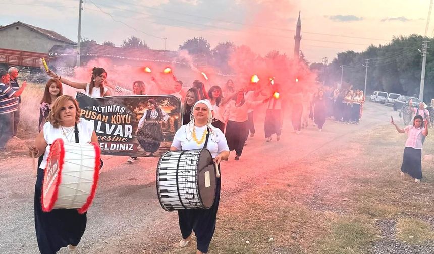 Altıntaş'ta Geleneksel Şalvar Gecesi buluşması