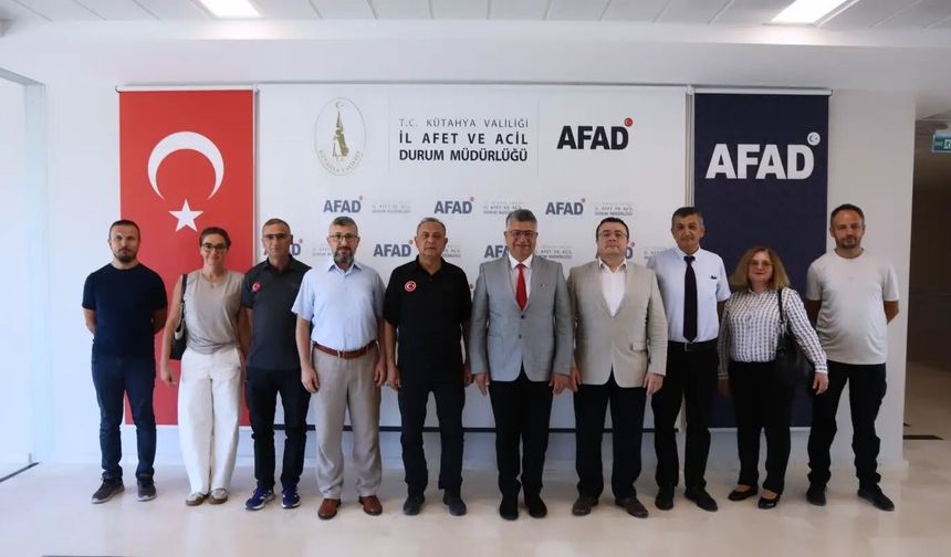 DPÜ Rektörü Kızıltoprak'tan AFAD İl Müdürlüğüne ziyaret