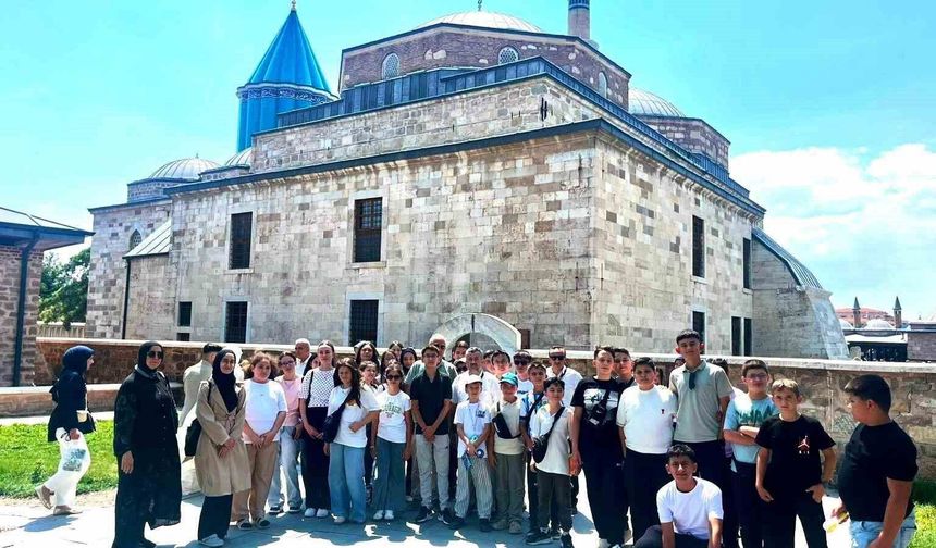 Hisarcık'ta Yaz Kur'an Kursu öğrencileri Konya'yı gezdi