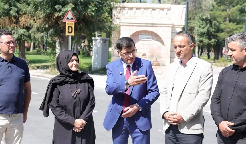 Kütahya Belediye Başkanı Kahveci, Maltepe Mahallesi'nde incelemelerde bulundu