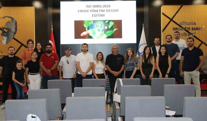 Kütahya OSB Akademi'de ISO 50001 eğitimi gerçekleştirildi