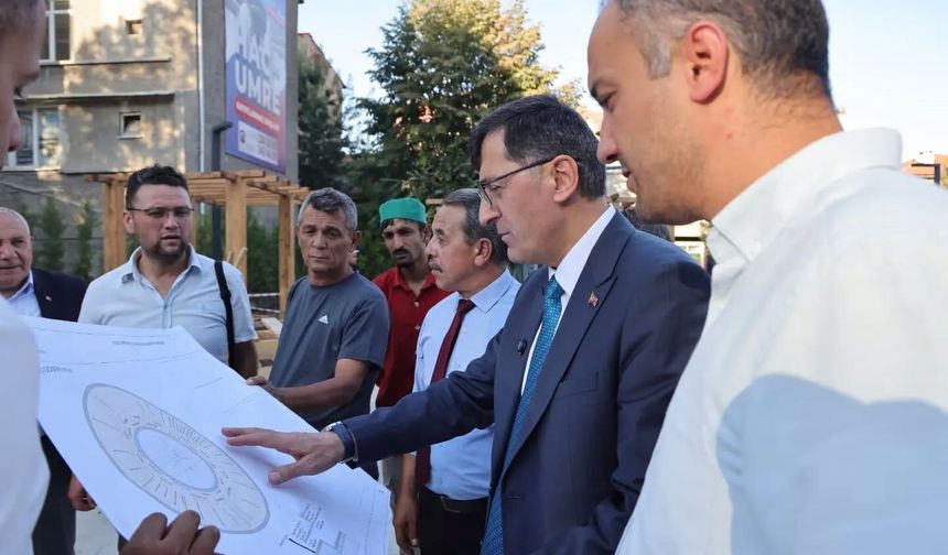 Kütahya Ulu Cami ve çevresinde düzenleme çalışmaları sürüyor