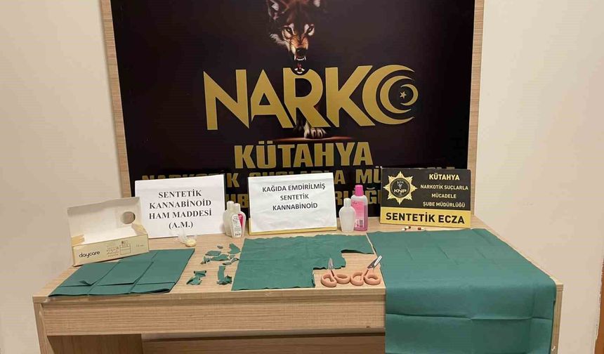 Kütahya'da uyuşturucu operasyonu