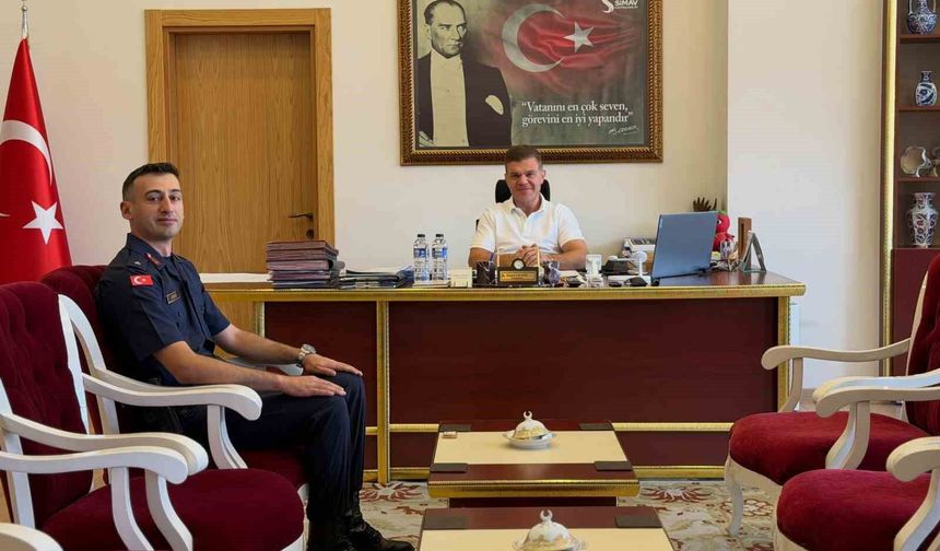 Simav İlçe Jandarma Komutanı Erdem Akıncı görevine başladı